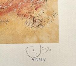 Very Large Joy Kirton Smith Firedance IV Artists Proof Hand Signed Embossed