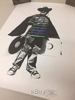 Very Rare Paul Insect Screen Print The Kid also signed by DJ Shadow