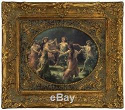 Victorian Trading Co Circle Of Joy Fairy's Dancing Framed Print