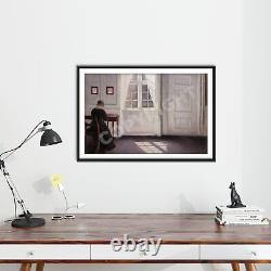 Vilhelm Hammershoi A Room in the Artist's Home Painting Poster Print Art