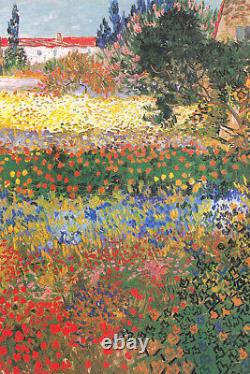 Vincent Van Gogh Flower Garden (1888) Art Print Painting Poster