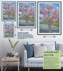 Vincent Van Gogh The Pink Peach Tree in Blossom 1888 (V2) Poster Painting Gift