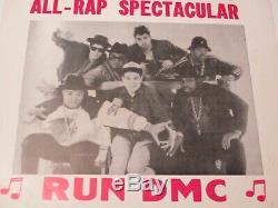Vintage 1986 All Rap Spectacular Concert Event Poster Beastie Boys Run DMC Rare