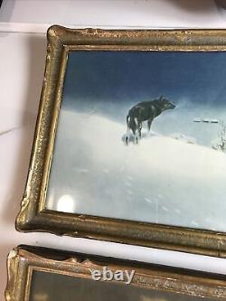 Vintage Art End Of Trails/Lone Wolf