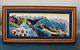 Vintage Great Wall Of China Cloisonne Sand Picture