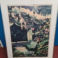 Vintage Jon Carsman Screenprint'Covered gate' Sign Ltd Edit 66cm X 90cm 229.99p