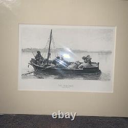 Vintage Print (The Prisoner) Matted 9 X 6 1/4