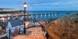 WHITBY CANVAS ART PRINT THE 199 STEPS Whitby Canvas Wall Art Picture Print