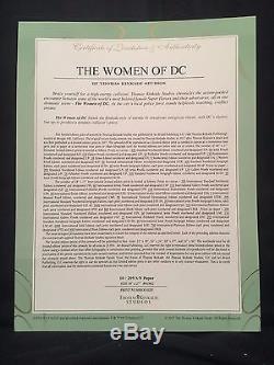 WONDER WOMAN Thomas Kinkade Studios The Women of DC 18 x 27 Commemorative L/E