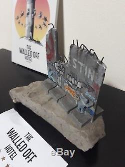 Walled Off Hotel Banksy New Wall Section Sculpture