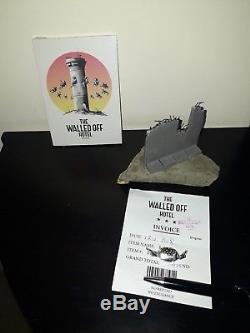 Walled Off Hotel Banksy New Wall Section Sculpture