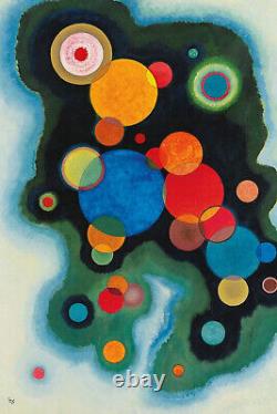 Wassily Kandinsky Deepened Impulse (1928) Painting Poster Print Art Gift