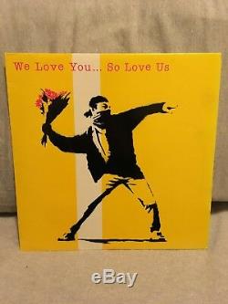 We Love You. So Love Us LP Vinyl Very Rare BANKSY Sleeve Very Good+ Condition