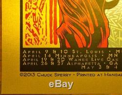 Widespread Panic Poster Spring Tour'13 Spring Lady Chuck Sperry NO RESERVE