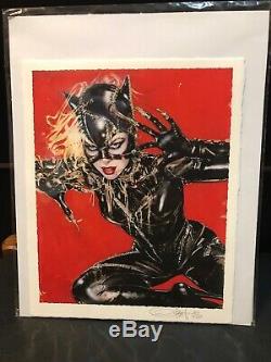Wildcat Catwoman Batman DC Olivia De Berardinis Michelle Pfeiffer Sideshow Print