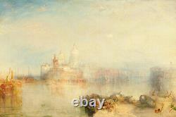 William Turner Venice the Dogana (1834) Painting Poster Print Art John JM