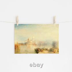 William Turner Venice the Dogana (1834) Painting Poster Print Art John JM