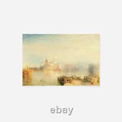 William Turner Venice the Dogana (1834) Painting Poster Print Art John JM