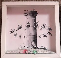 X2 BANKSY ORIGINAL BOX SET Prints Walled Off Hotel With Resident Cards & Receipt
