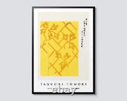 Yatsuo no Tsubaki II, Traditional Japanese Woodblock, Abstract Leaf Maple Art