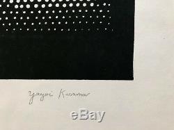 Yayoi Kusama, untitled (Impossible Structures), serigraph, signed, ed. 12/75
