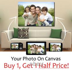 Your Photo On Personalised Box Canvas Art LARGE + EXTRA LARGE PICTURE SIZES