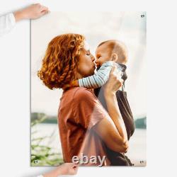Your Photo Printed on Clear Acrylic- Wall Mounted Bespoke 5mm Perspex Printing