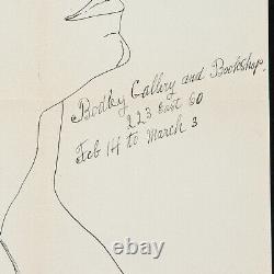 13h19b Andy Warhol Original Bodley Gallery Announcement Studies For A Boy Book