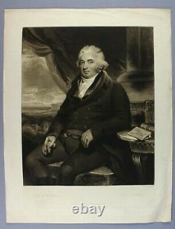 1808 John Mad Jack Fuller Rare Mézzotint Patron De Faraday Et J. M. W. Turner