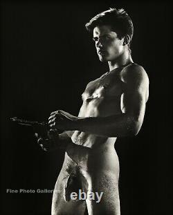 1950 Bruce Bellas Of L. A. Vintage Nude Homme Ryan Idol Gay Gravure Sur Photo 12x16