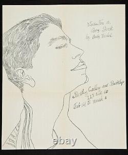 1956 Andy Warhol Galerie Originale Bodley Annonce Études Pour Un Garçon