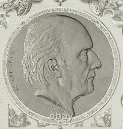 A. Féart (1813), Médaillon De Portrait De Lamarck, 1841, Sts