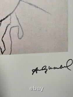 ANDY WARHOL Lithographie signée d'Albert Einstein, édition limitée # 34/100