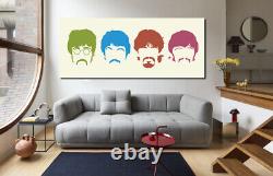 ART SUR TOILE DES BEATLES Imprimé prêt à accrocher IMAGE TOILE ENCADRÉE