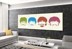 ART SUR TOILE DES BEATLES Imprimé prêt à accrocher IMAGE TOILE ENCADRÉE