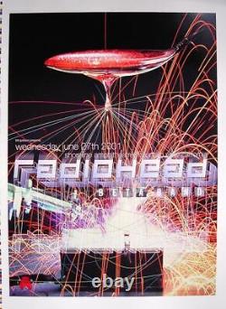 Affiche A4+ de Radiohead Music Poster/canvas encadré Fabriqué en Angleterre