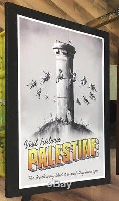Affiche Banksy Palestine Non Encadrée De La Foire Wtm