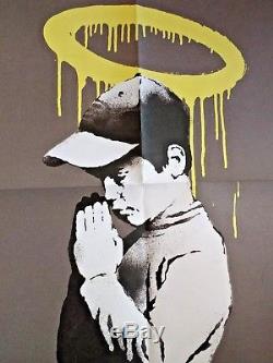 Affiche De Banksy Don't Panic, 'nous Sommes Notre Victime De L'intrusion', Rare