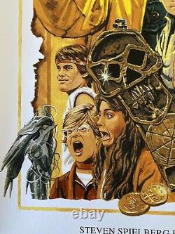 Affiche De Cinéma Des Goonies 32/40 Reproduction D'art Paul Mann Steven Spielberg Mondo Sdcc
