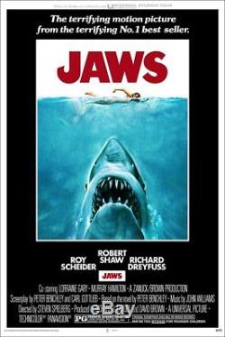 Affiche Sérigraphie Jaws Mondo Roger Kastel Édition Limitée, Couverture Originale Pcc