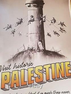 Affiche Toute Neuve Banksy Palestine Non Encadrée London Wtm Plus Gratuit Stylo Et Crayon