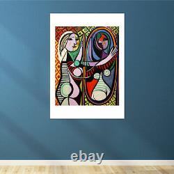 Affiche d'art mural de Pablo Picasso : La fille devant le miroir