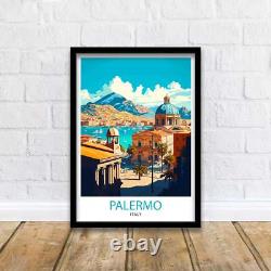 Affiche de voyage de Palerme, Italie