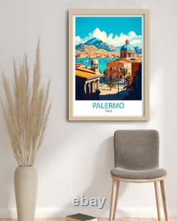 Affiche de voyage de Palerme, Italie