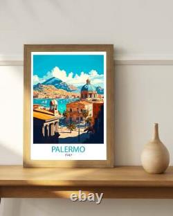 Affiche de voyage de Palerme, Italie