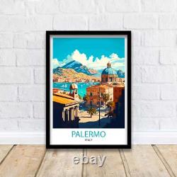 Affiche de voyage de Palerme, Italie