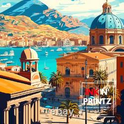 Affiche de voyage de Palerme, Italie