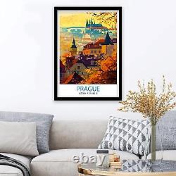 Affiche de voyage de Prague, République Tchèque