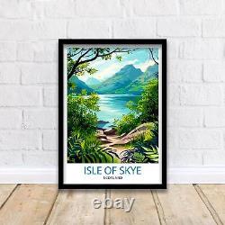 Affiche de voyage de l'île de Skye