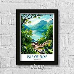 Affiche de voyage de l'île de Skye